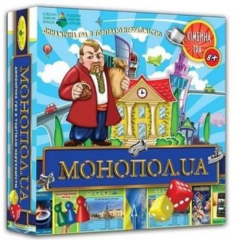 Настільна гра Монополія 82210 на укр. мовою фото