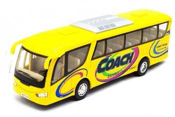 Детский игровой Автобус KS7101 открываются двери (Желтый) фото