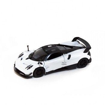 Коллекционная игрушечная машинка Pagani Huayra BC KT5400W инерционная Белый фото
