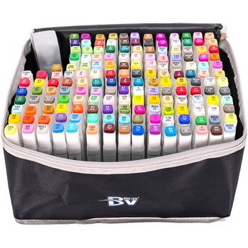 Набор скетч-маркеров Bavi BV800-168, 168 цветов в сумке фото