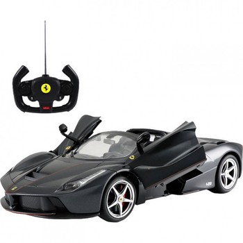 Машинка на радиоуправлении Ferrari LaFerrari Aperta Rastar 75860 черный, 1:14 фото