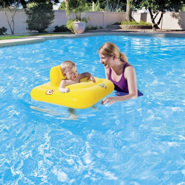 Дитячий безпечний пліт для плавання BW 32050, 69-69 см фото