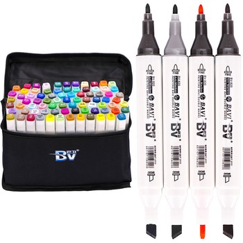 Набор скетч-маркеров 80 цветов BV800-80 в сумке фото