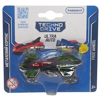 Ігрова міні-машинка Ultra Auto TechnoDrive 250321W-12 металевий корпус фото