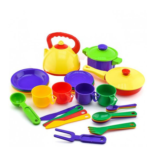 Дитячий ігровий набір посуду ЮНІКА 71023 33 предмети фото