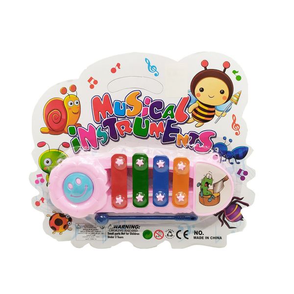 Музична іграшка Ксилофон Y9093, 16 см (Рожевий) фото