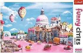 Пазлы Веселые города: Сладкая Венеция (1000 дет.) Trefl фото