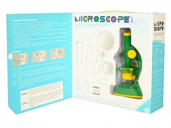 Ігровий набір Мікроскоп 3102C з аксесуарами (Зелений) фото