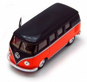 Модель автобус KT5376W Volkswagen T2 BUS Червоний фото