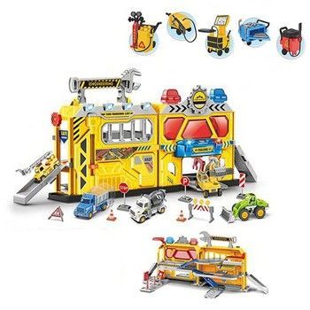 Детская игрушка паркинг "City Actione" SK-739GB 2 машинки в комплекте, свет, звук фото