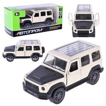 Машинка инерционная Джип AP4393(Light-Beige) масштаб 1:43 фото