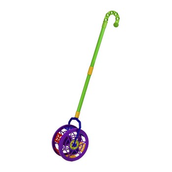 Детская каталка-колесо 777-8 длина ручки-43см (Фиолетовый) фото