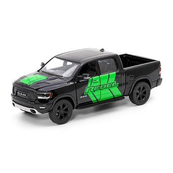 Машинка металева інерційна 2019 Dodge RAM 1500 Kinsmart KT5413WF 1:46 (Чорний) фото
