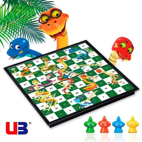 Игра Змеи и лестницы (магнитная) | Snakes and Laaders Game 2610UB (RL-KBK) фото