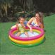 Дитячий надувний басейн круглий Веселка 86 см Intex 57104 фото 2 з 6