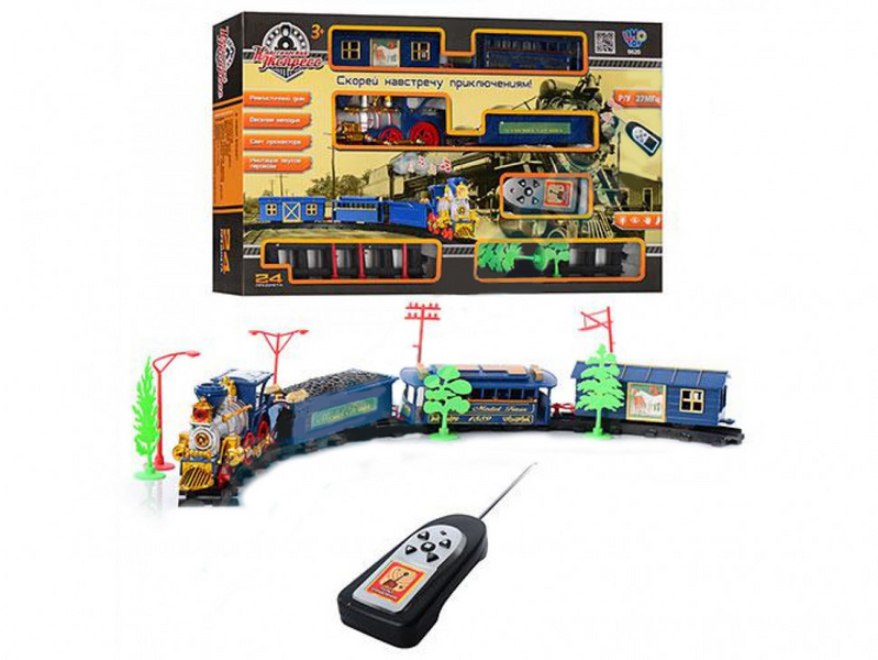 Іграшкова залізниця на радіокеруванні зі світлом та звуком 0620 фото