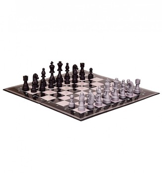 Настольная игра "Шахматы" 99300/99301 картонная доска - 36*36 см (Черная доска ) фото