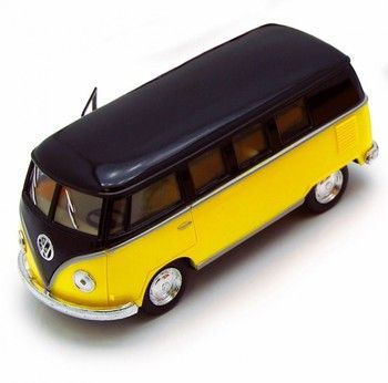 Модель автобус KT5376W Volkswagen T2 BUS Жовтий фото
