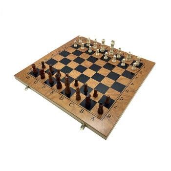 Набор настольных игр "Шахматы, нарды, шашки 3 в 1" Set3 NE-SP-SET-09 игровая доска 48х48 см фото