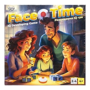 Розвиваюча настільна гра "Face Time" FT-01-01 з дзвіночком фото
