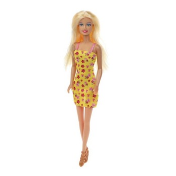 Дитяча лялька "Fashion girl" DEFA Bambi 8451-BF, 29 см (Жовтий) фото