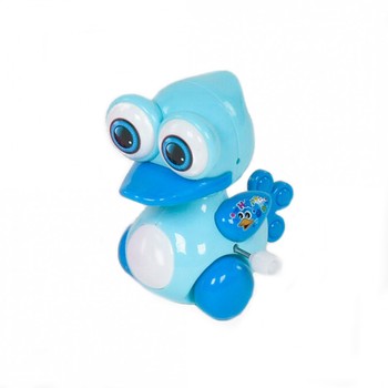 Заводна іграшка "Каченя" 6630 (Блакитний) фото