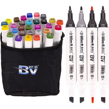 Набор скетч-маркеров 30 цветов BV800-30 в сумке фото
