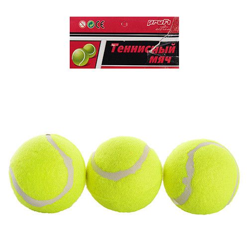 Мячики для большого тенниса MS 0234, 3 шт в наборе фото