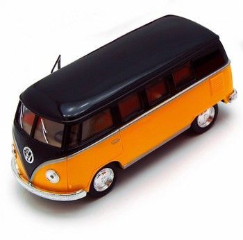 Модель автобус KT5376W Volkswagen T2 BUS Помаранчевий фото