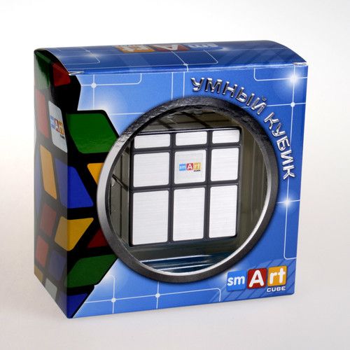 Кубик рубика серебряный Smart Cube SC351 Зеркальный фото