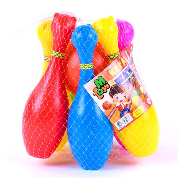 Игровой набор боулинг Мишки кегли и 2 шара фото