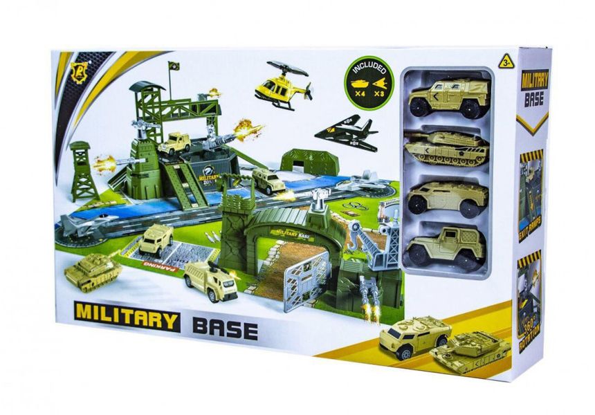Детский игровой набор Военная База Military P881-A с машинками и танками фото