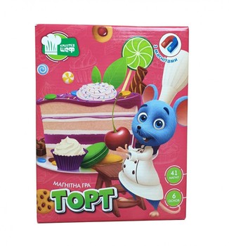 Игра магнитная "Торт", Vladi Toys фото