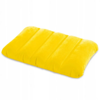 Надувная подушка для плаванья или путешествий 68676 водоотталкивающая (Желтый) фото