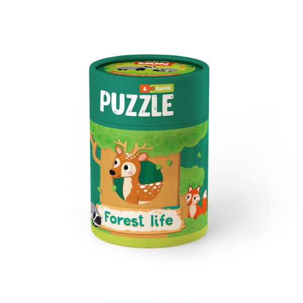 Дитячий розвиваючий пазл та гра Зоологія для Малюків. Життя у лісі Mon Puzzle Dodo фото