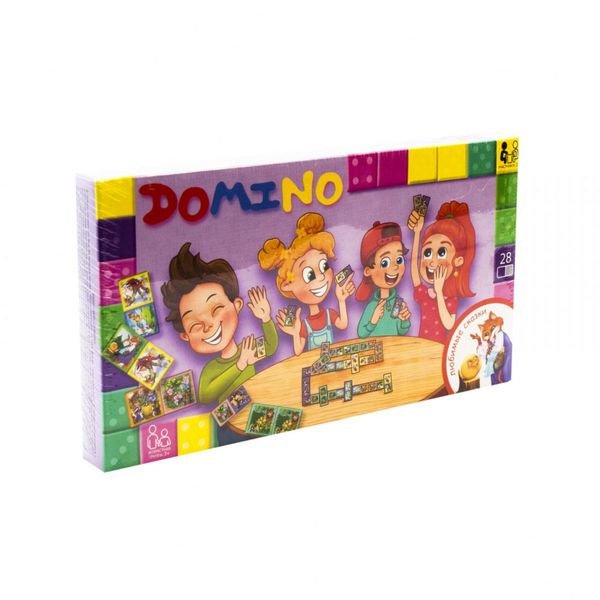 Детская настольная игра "Домино: Любимые сказки" DTG-DMN-01, 28 элементов фото