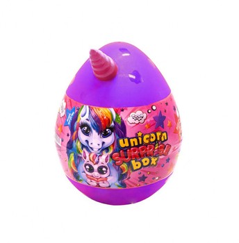 Набор для творчества в яйце "Unicorn Surprise Box" USB-01-01U для девочки (Фиолетовый) фото