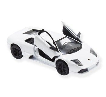 Игрушечная коллекционная модель LAMBORGHINI MURCIELAGO LP640 KT5317W, инериционная (Белый) фото