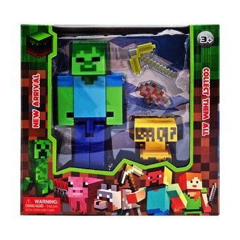Игровая фигурка Зомби из игры Майнкрафт 48110-2 с аксессуарами фото