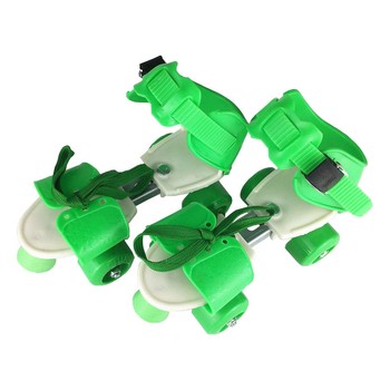 Квадровые ролики Profi MS 0053 4 колеса, раздвижные размер (27-30) (Зеленый) фото