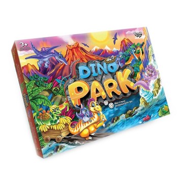 Настольная игра ходилка Dino Park Danko Toys DTG95 фото