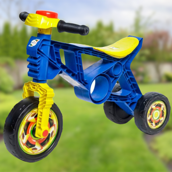 Дитячий беговел мотоцикл ролоцикл Оріон 171B Синий фото