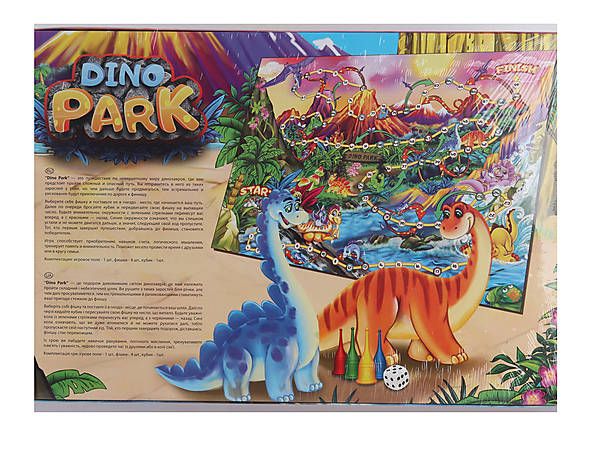 Настільна гра ходілка Dino Park Danko Toys DTG95 фото