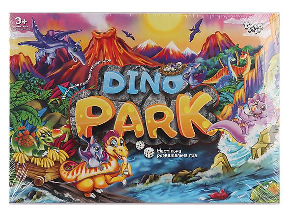Настільна гра ходілка Dino Park Danko Toys DTG95 фото