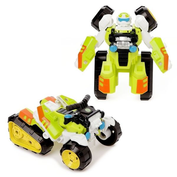 Трансформатор іграшок 675-9 робот+ATV (зелений) фото