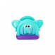 Батут детский надувной Слоненок с встроенным электронасосом Bestway 52355 фото 11 из 16