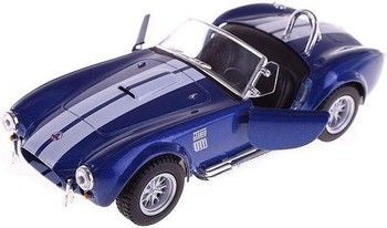 Дитяча колекційна машинка SHELBY COBRA KT5322W інерційна Синій фото