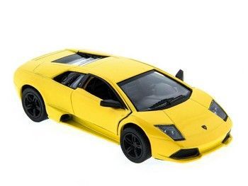 Игрушечная коллекционная модель LAMBORGHINI MURCIELAGO LP640 KT5317W, инериционная (Желтый) фото