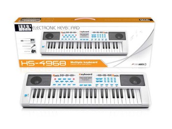 Детский синтезатор HS4968B на 49 клавиш фото