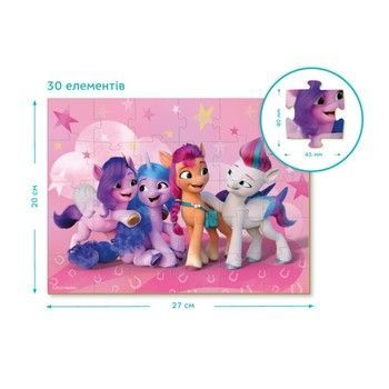 Детские Пазлы My&nbsp;Little&nbsp;Pony "Новые подружки" DoDo 200307 30 элементов фото